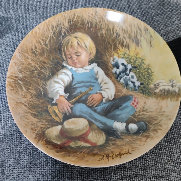 Little Boy Blue RECO Collector Plate 8.5 - Picture 1 of 8